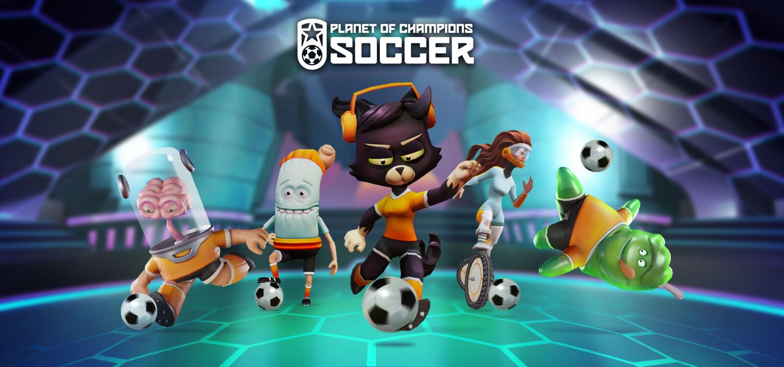 Game art of Planet of Champions Soccer