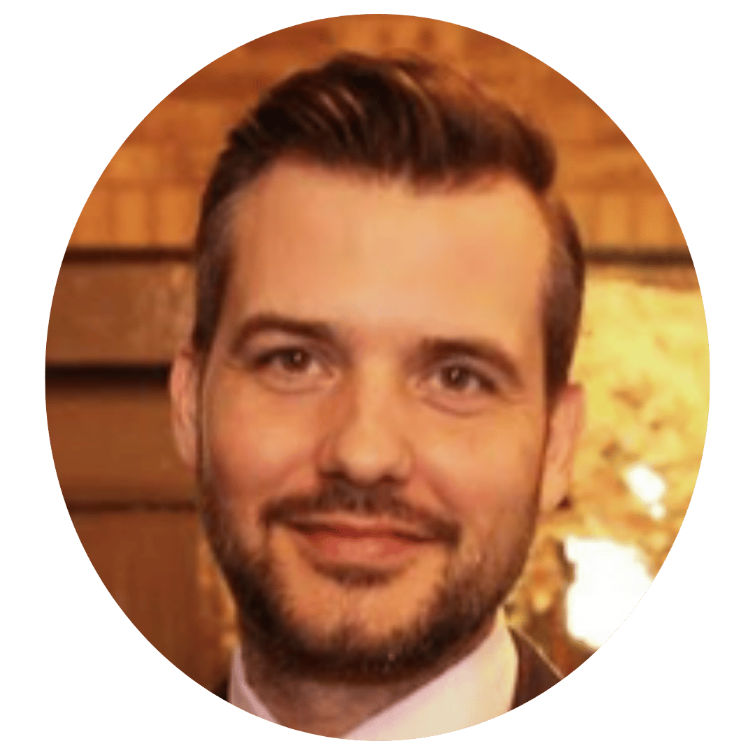 Portrait of Mark Johnson, Co-founder and Chartered Director at Bang Curry